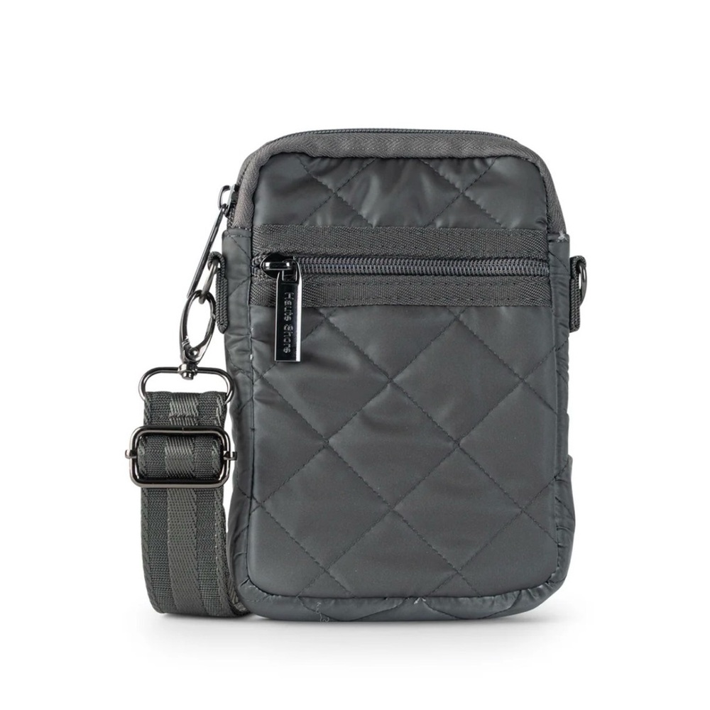 Haute Shore Casey Shadow Gray Quilted Crossbody Bag NWT Travel Puffer - Picture 2 of 5